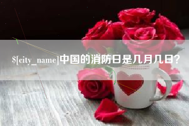 广水中国的消防日是几月几日？