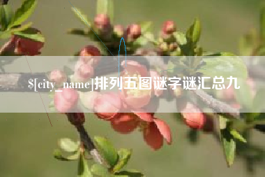 广水排列五图谜字谜汇总九