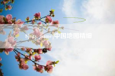 广水中国地图精细