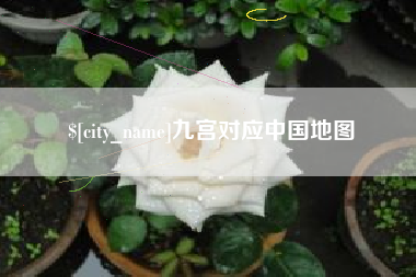 广水九宫对应中国地图