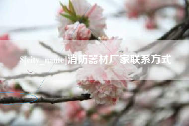 广水消防器材厂家联系方式