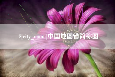 广水中国地图省简称图