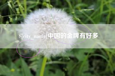 广水中国的金牌有好多