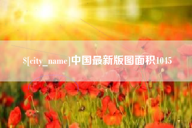 广水中国最新版图面积1045