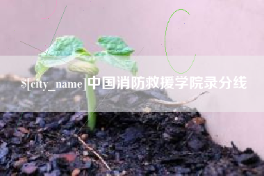 广水中国消防救援学院录分线