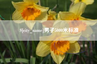 广水男子5000米标准