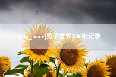 广水男子世界5000米记录