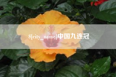 广水中国九连冠