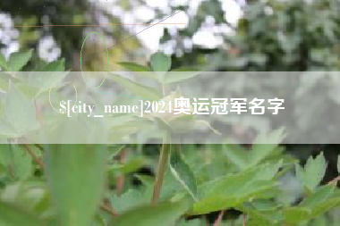 广水2024奥运冠军名字