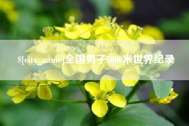 广水全国男子5000米世界纪录