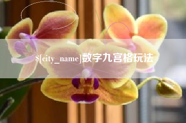 广水数字九宫格玩法