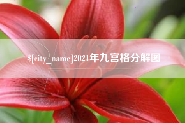 广水2021年九宫格分解图