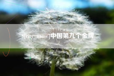 广水中国第九个金牌
