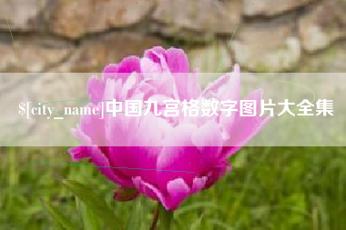 广水中国九宫格数字图片大全集