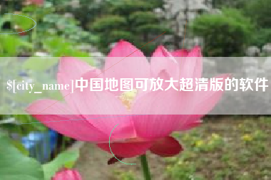 广水中国地图可放大超清版的软件