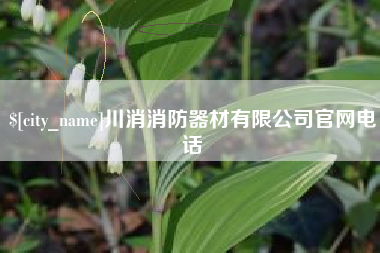 广水川消消防器材有限公司官网电话