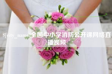 广水全国中小学消防公开课网络直播视频