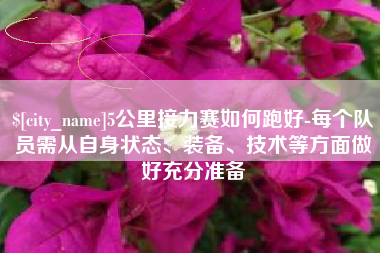 广水5公里接力赛如何跑好-每个队员需从自身状态、装备、技术等方面做好充分准备