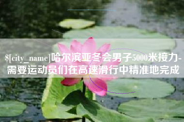 广水哈尔滨亚冬会男子5000米接力-需要运动员们在高速滑行中精准地完成