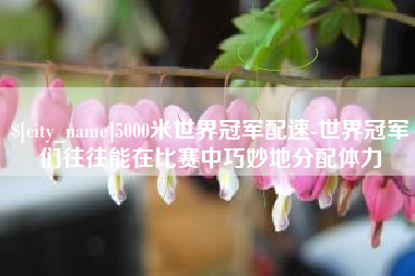 广水5000米世界冠军配速-世界冠军们往往能在比赛中巧妙地分配体力