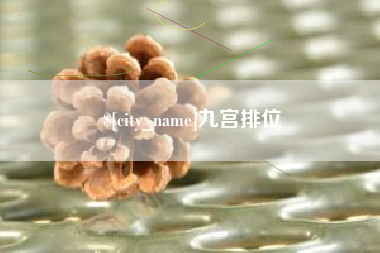 广水九宫排位