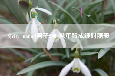 广水男子5000米年龄成绩对照表