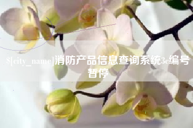 广水消防产品信息查询系统3c编号暂停