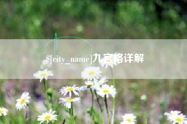 广水九宫格详解