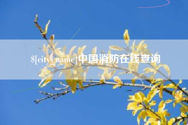 广水中国消防在线查询