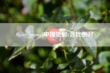 广水中国地图(含比例尺)
