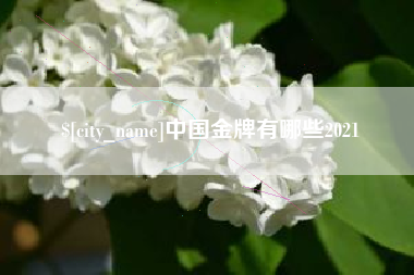 广水中国金牌有哪些2021