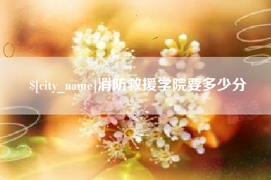 广水消防救援学院要多少分